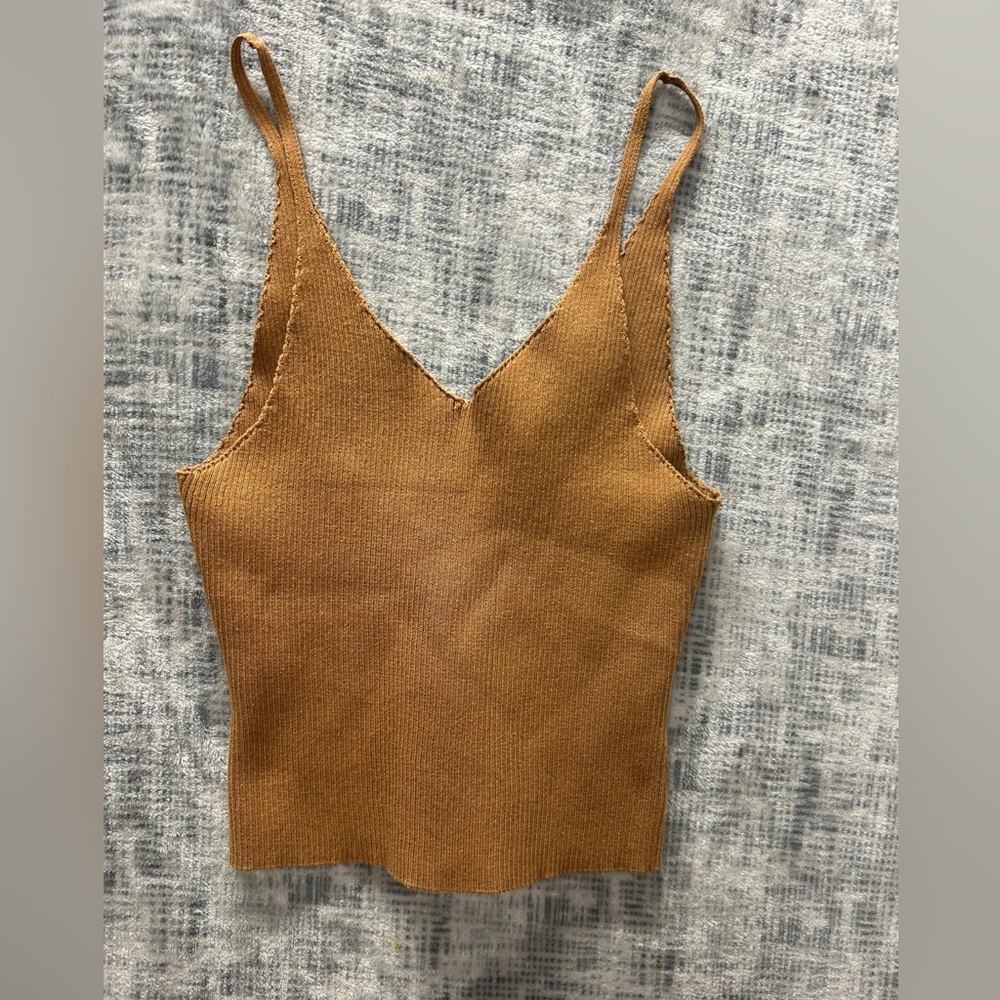 Sadie & Sage Brown Knit Camisole